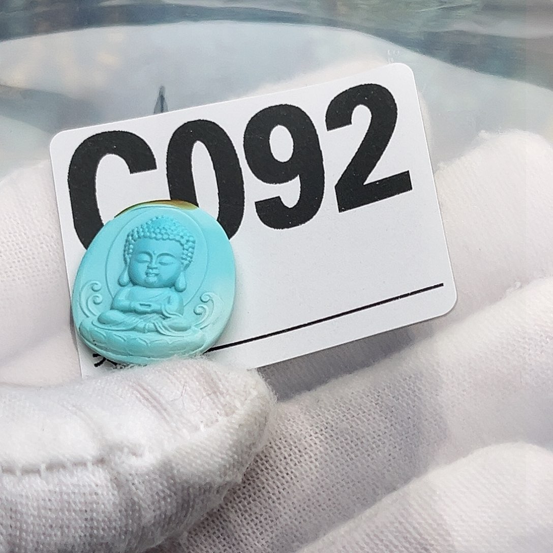 绿松石配饰未镶嵌猴*兔