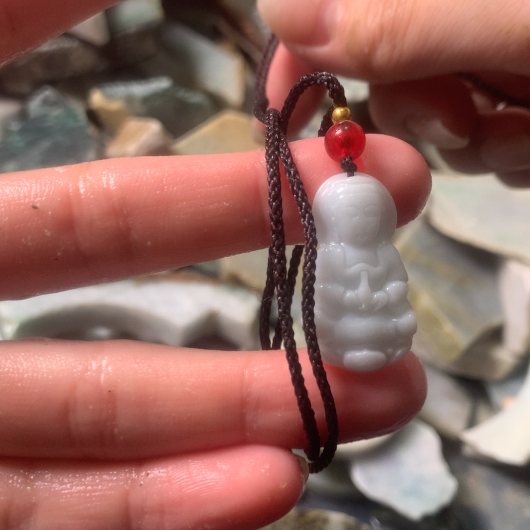 翡翠颈饰未镶嵌缅甸翡翠