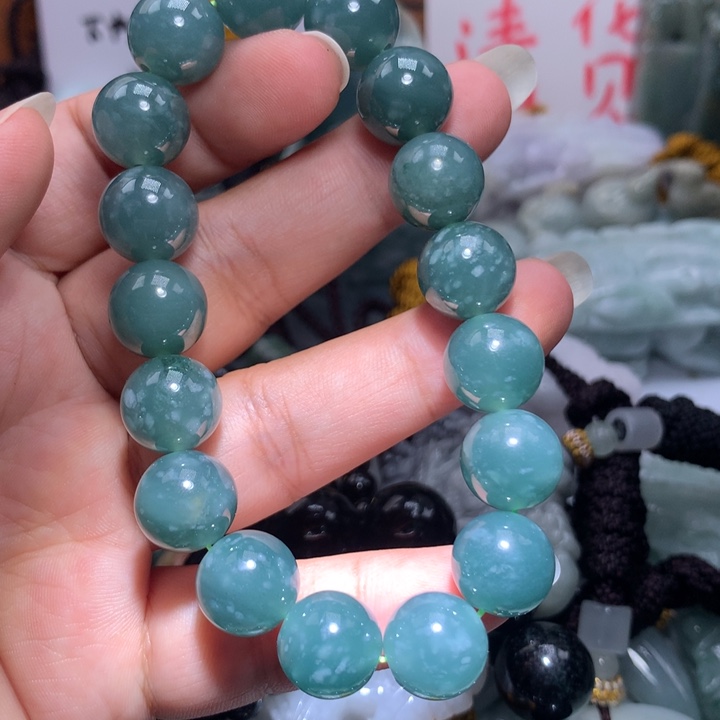 翡翠未镶嵌颈饰保真天然A货翡翠