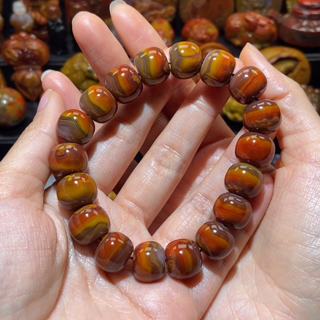 玛瑙/玉髓手链未镶嵌非*中