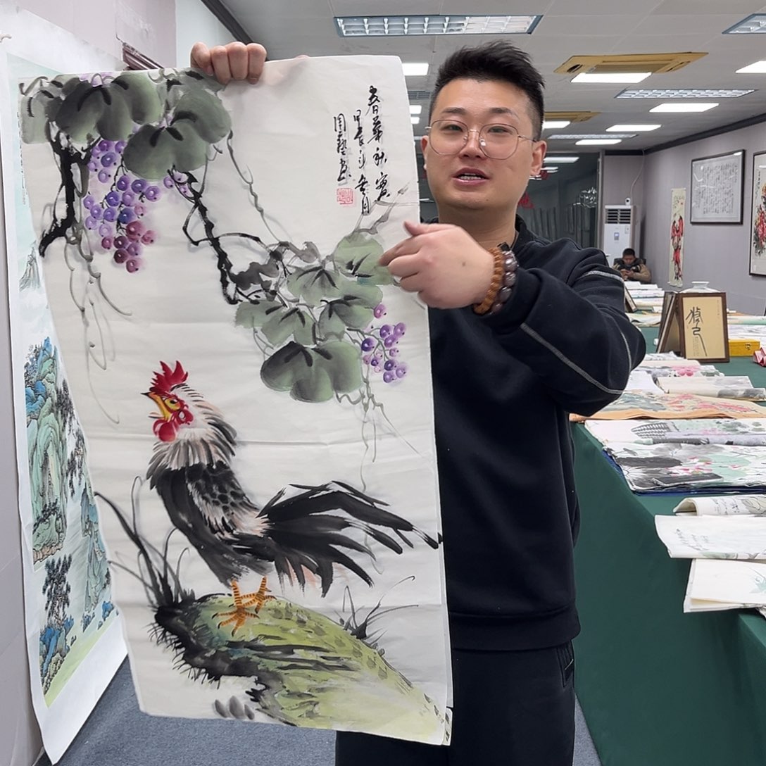 国画宣纸国画作品纯手绘