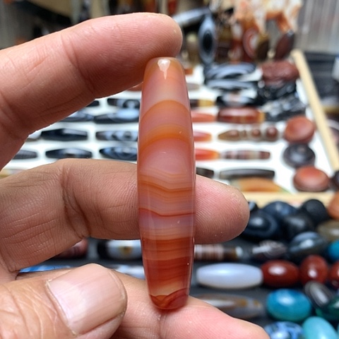 玛瑙/玉髓颈饰合金