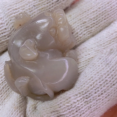 和田玉（白玉）挂件未镶嵌