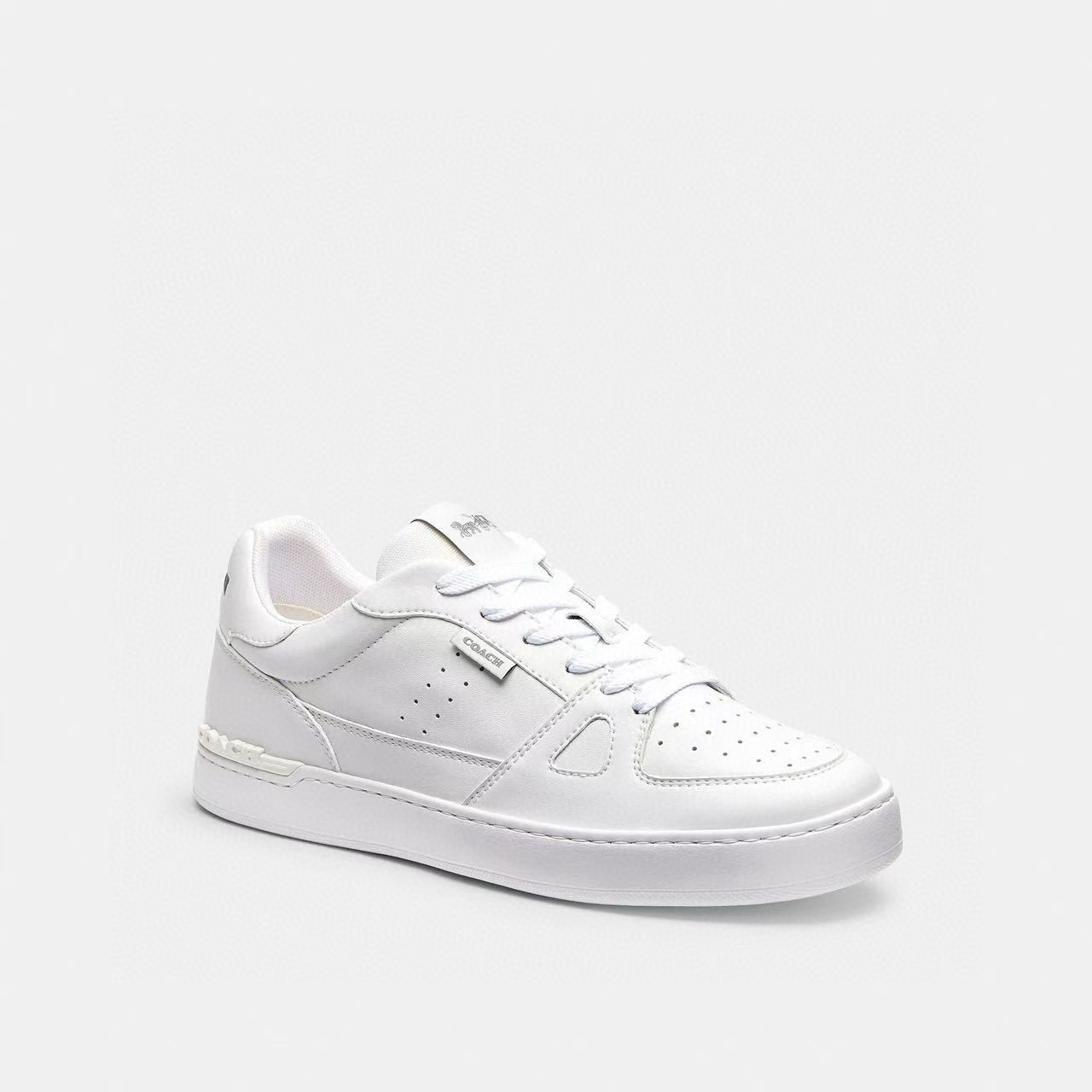 未使用 COACH/蔻驰 男士休闲板鞋小白鞋/C2900