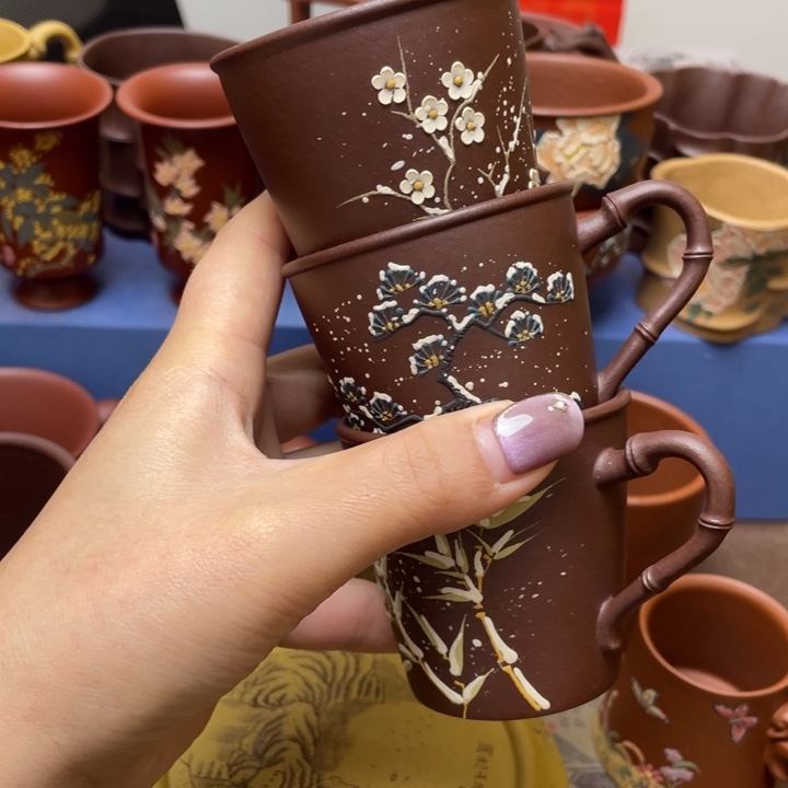 紫砂茶杯紫砂主人杯
