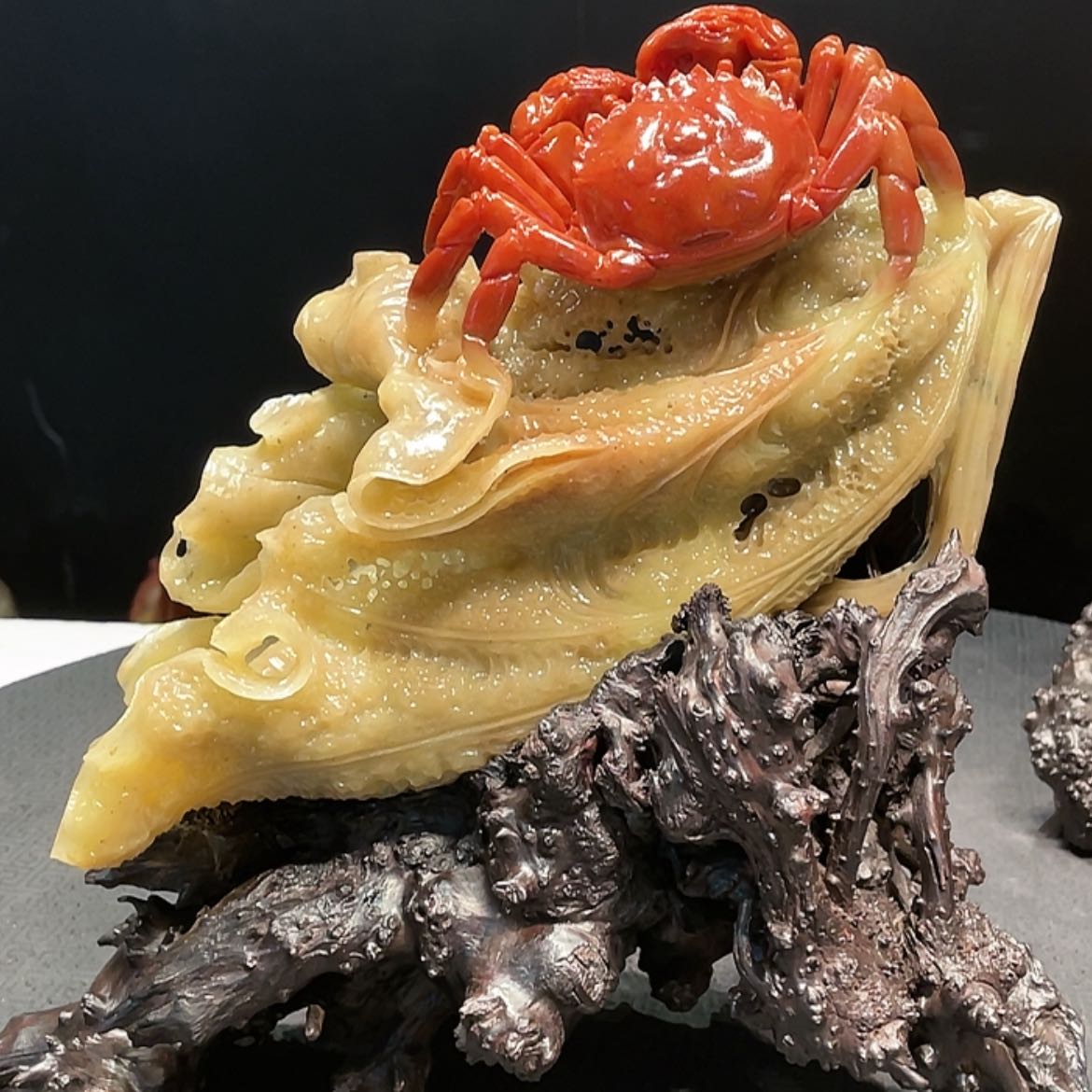 【闪购商品】寿山石泓*八方来财摆件工艺品