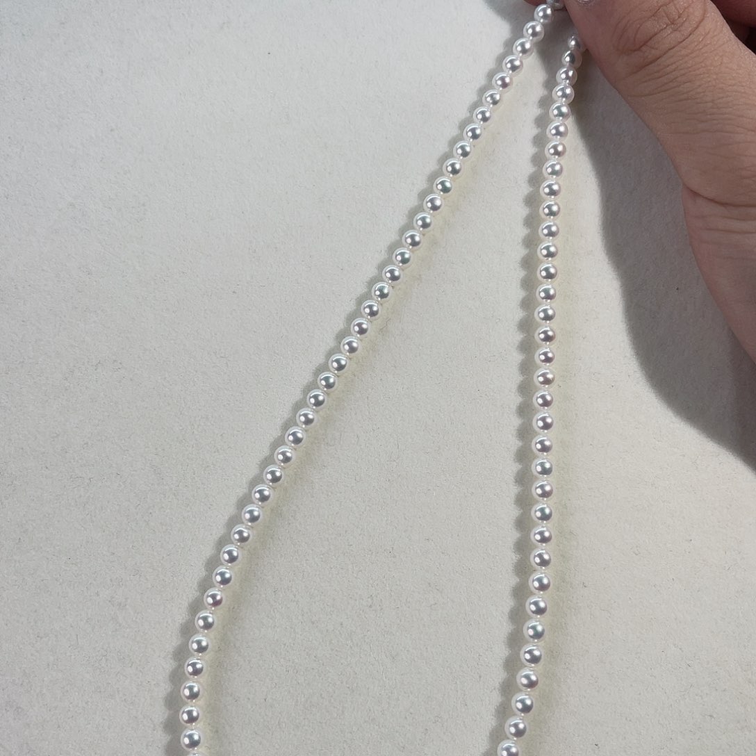 淡水珍珠未镶嵌颈饰4-5mm