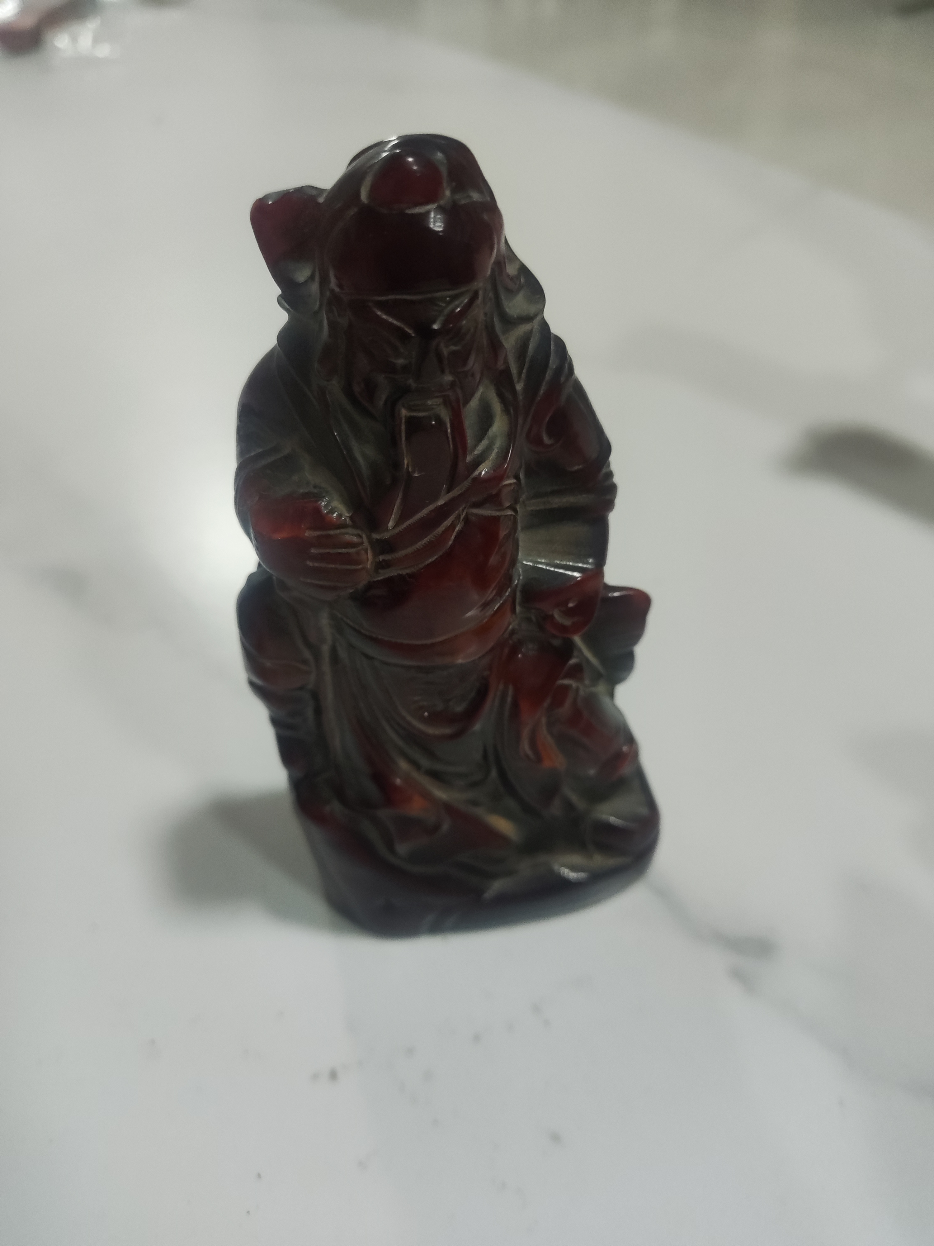 十八罗汉根雕摆件手工匠心制作