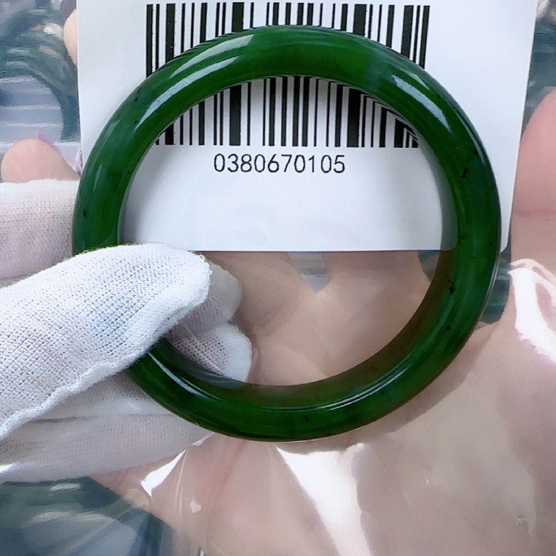 和田玉（碧玉）手镯未镶嵌5859