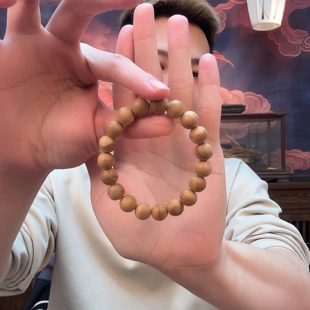 沉香手串Cl423，越南惠安土沉