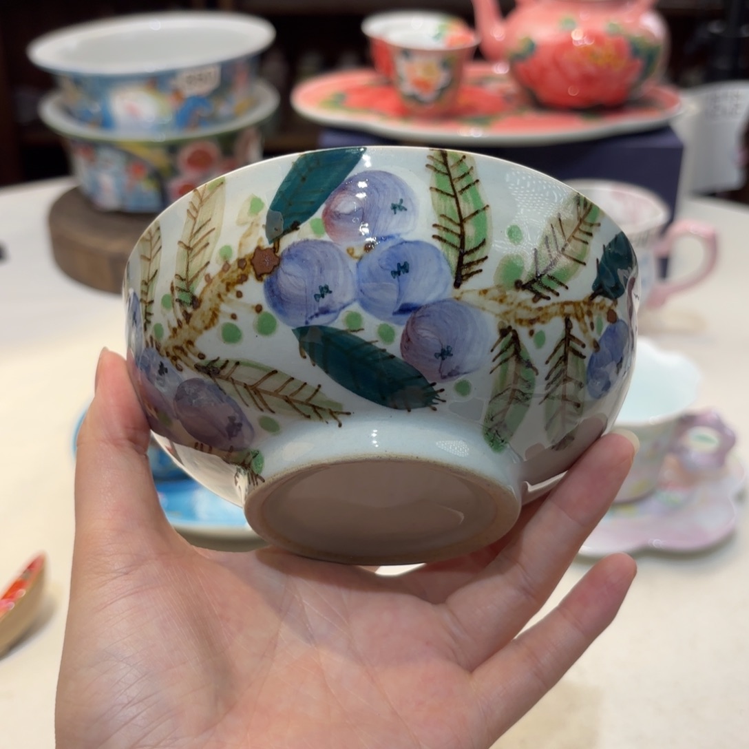 景德镇手绘高温釉下彩陶瓷茶具
