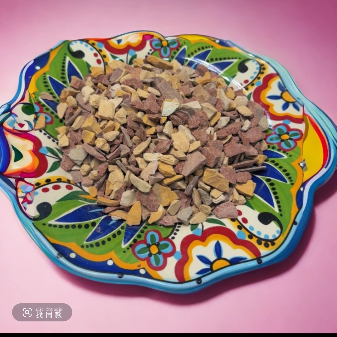 新疆多种颜色混合土颗粒  白黄黑红粉等颜色不可选