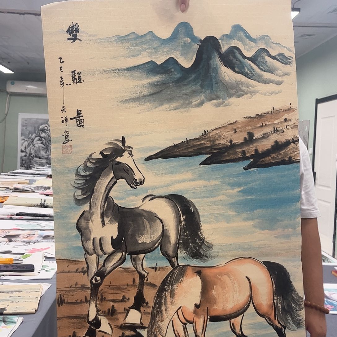 我们一起加油努力