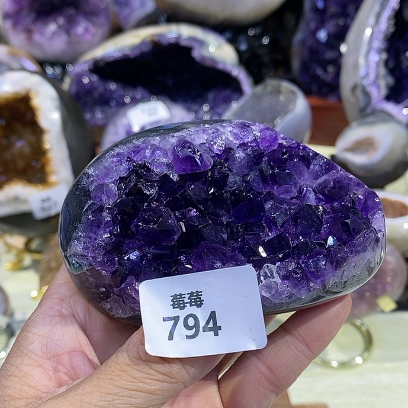 【闪购商品】未镶嵌珠宝半成品紫晶