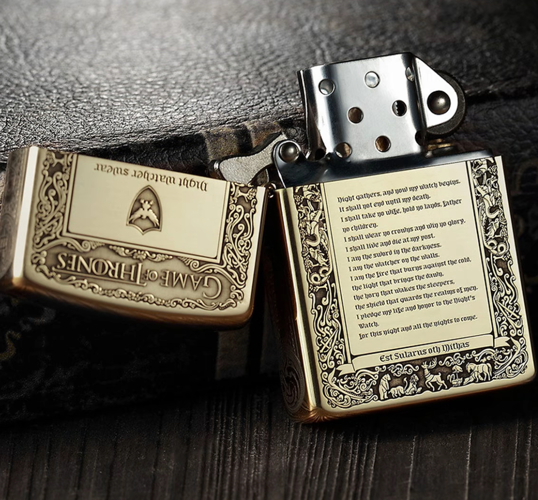 30 冰与火砂轮打火机【全新机无煤-油】