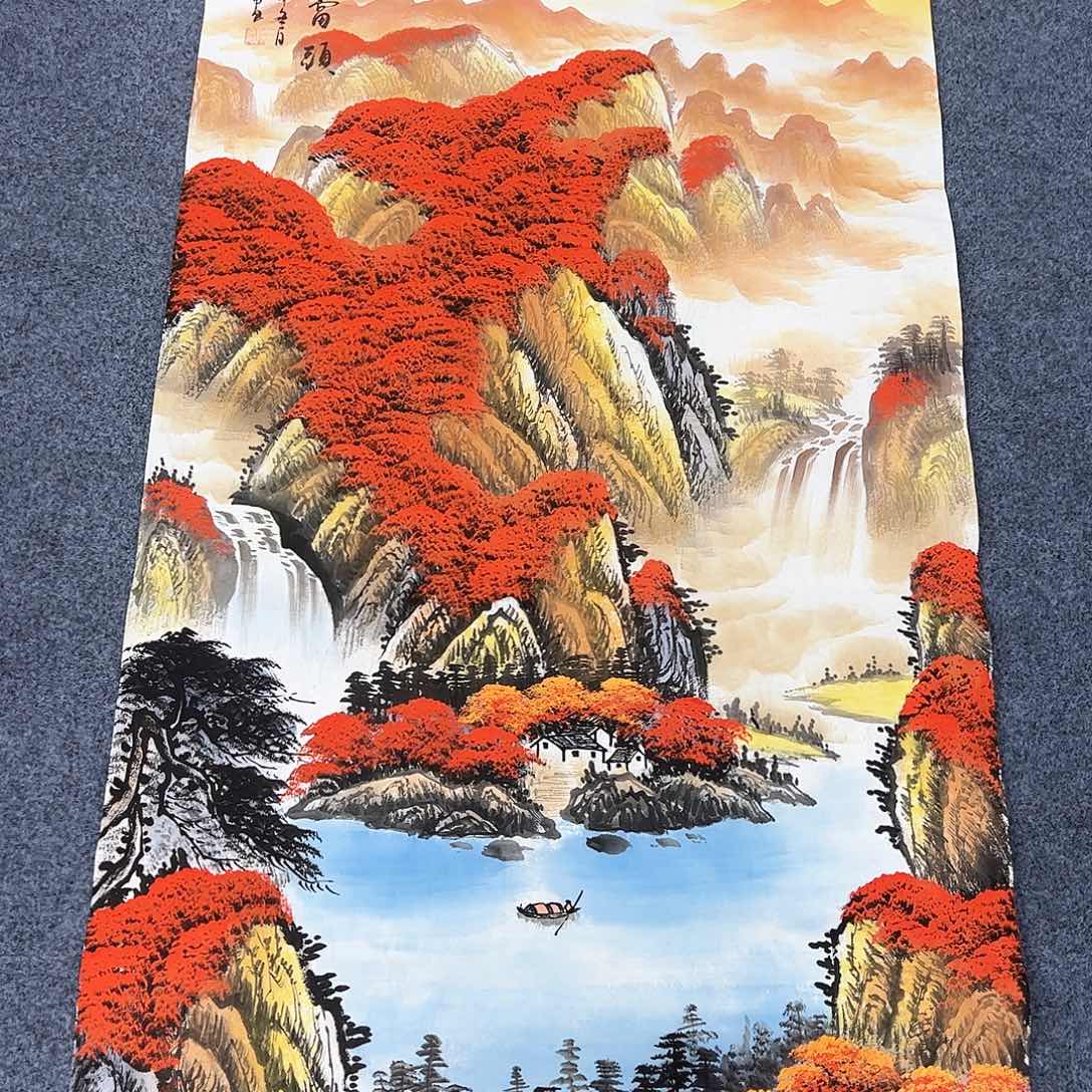 国画国画作品宣纸纯手绘