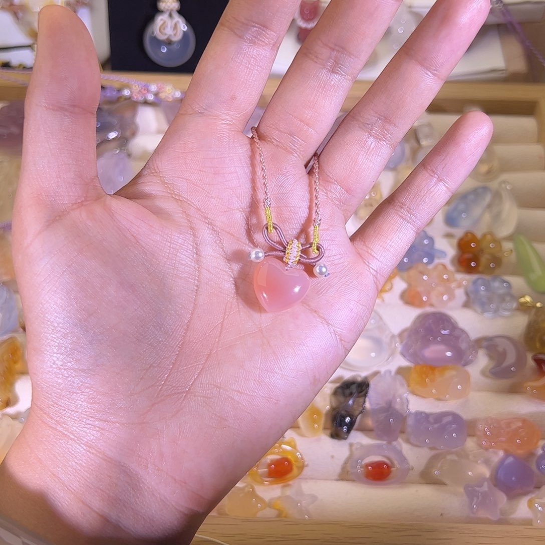 玛瑙/玉髓未镶嵌项链