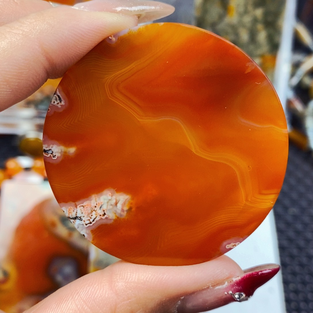 玛瑙/玉髓颈饰未镶嵌利*