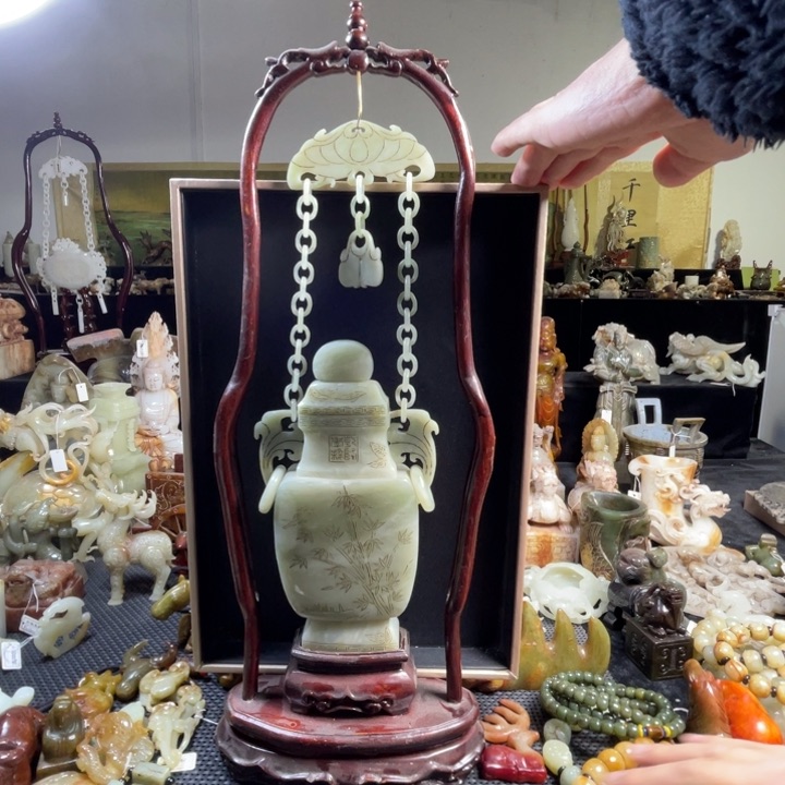 和田玉挂件未镶嵌海*