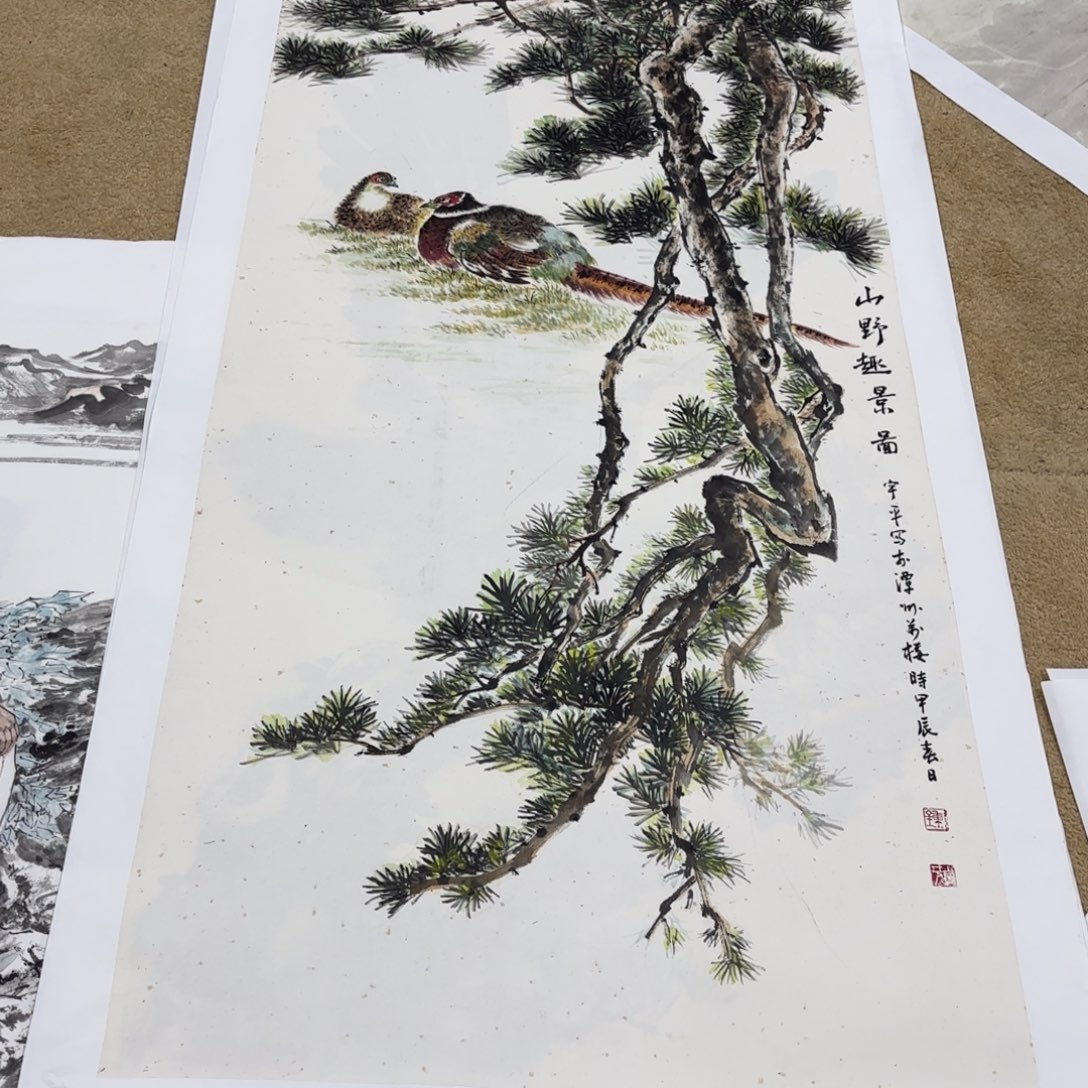 国画国画老师作品刘