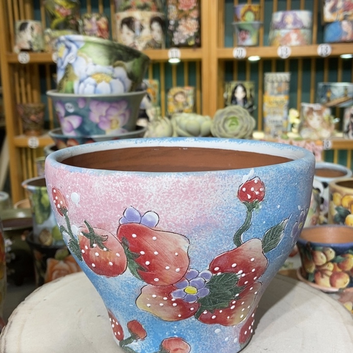 红陶景德镇艺术手绘作品