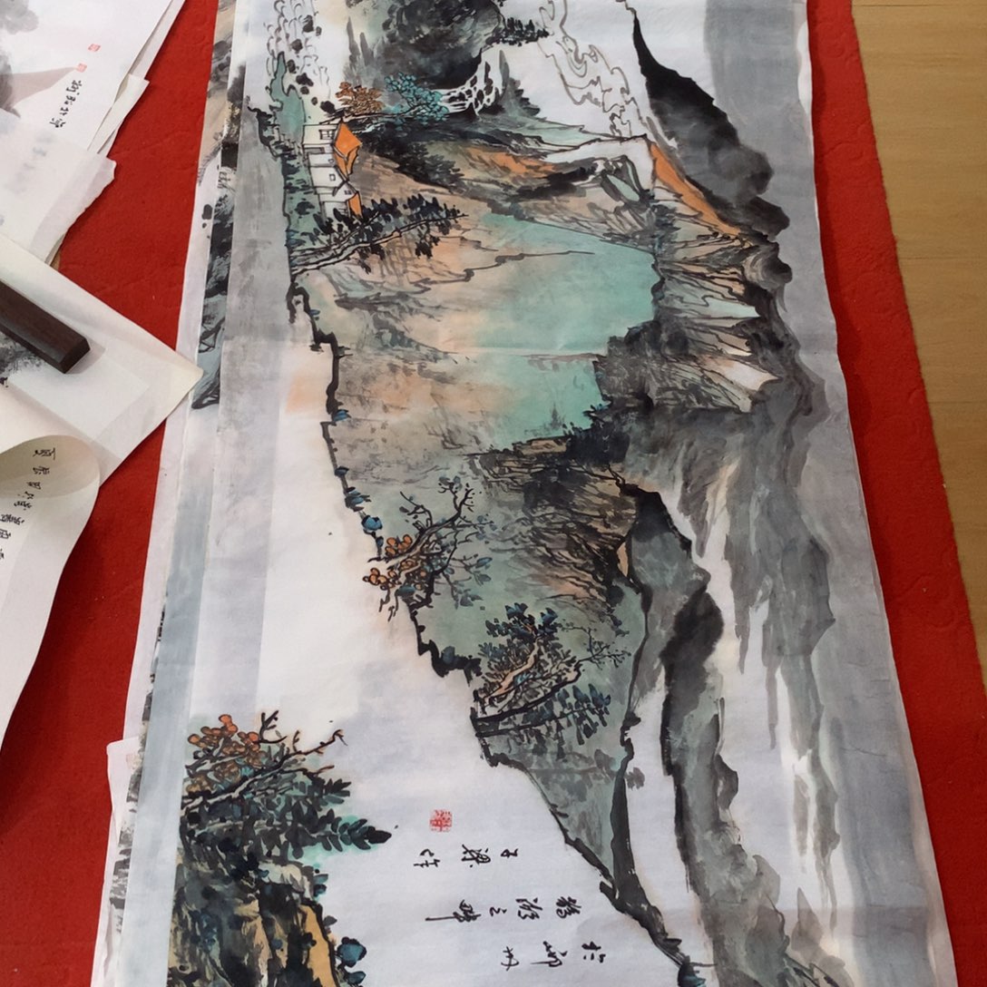 泉***夫国画梁建明老师作品