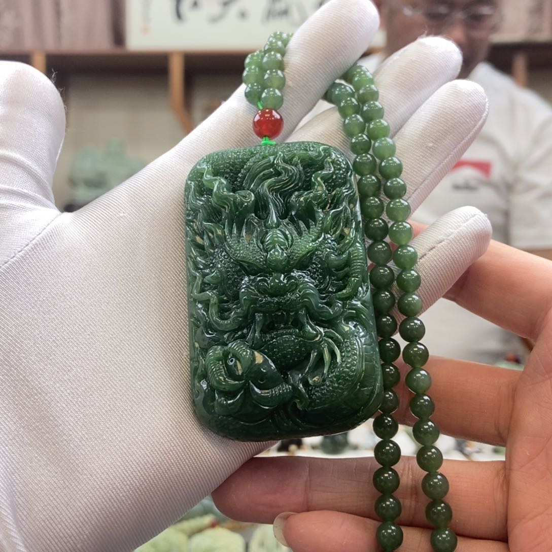 和田玉吊坠未镶嵌骉****森