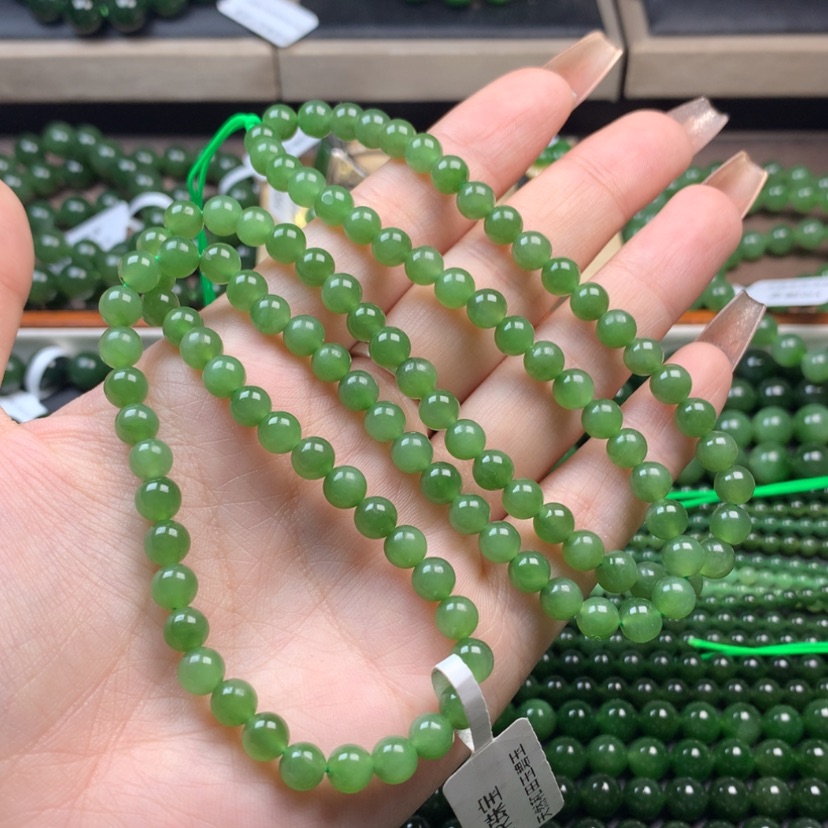 【闪购商品】和田玉（碧玉）颈饰未镶嵌6m