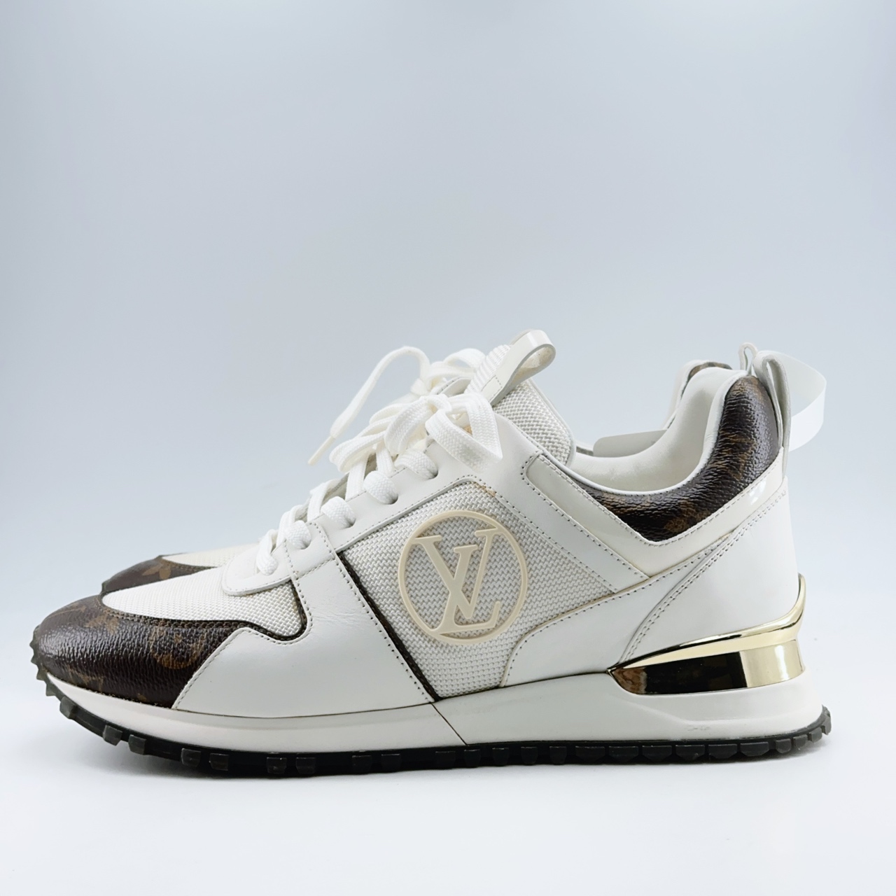 95新 LouisVuitton/路易威登 36.5码/97新/白老花runaway运动鞋