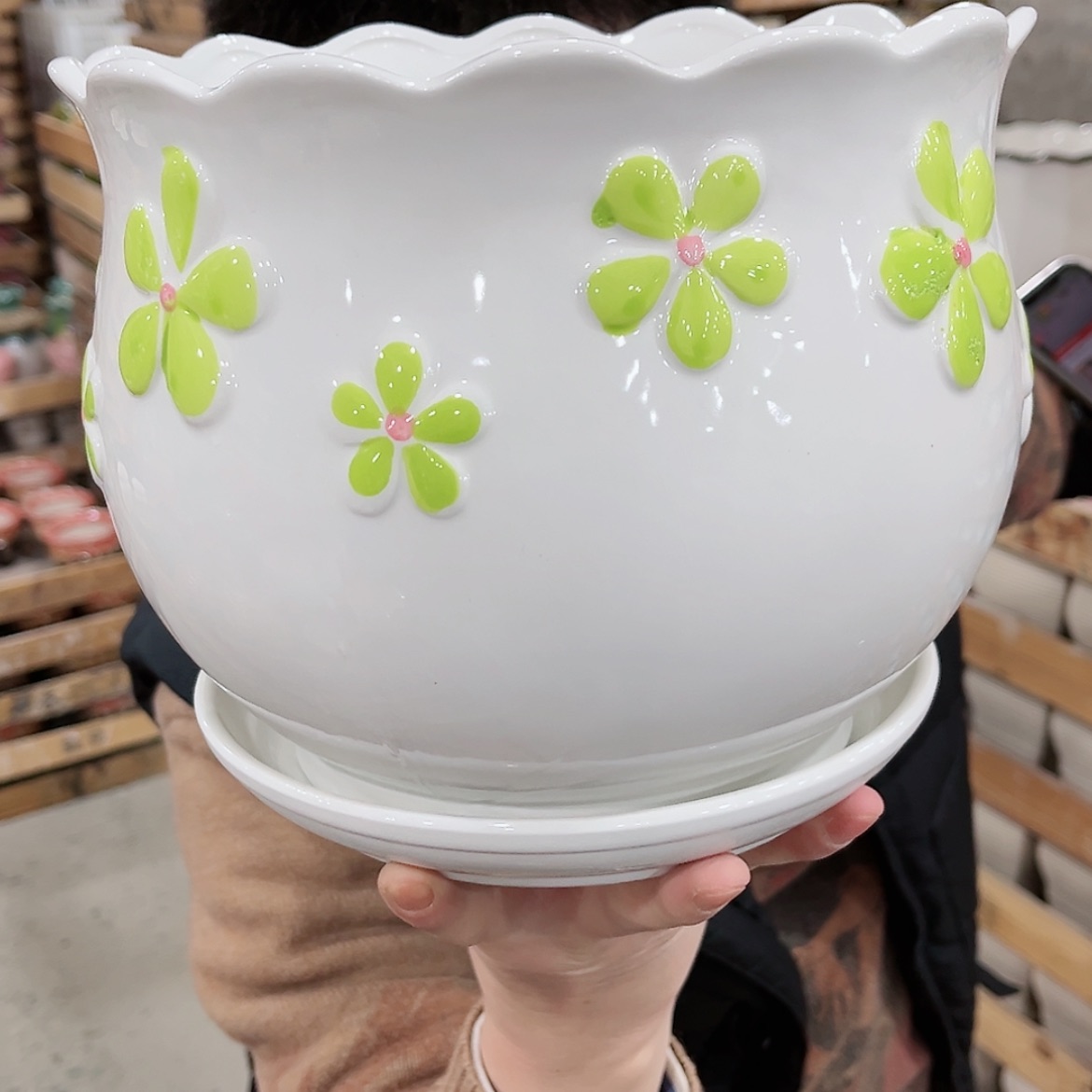 【闪购商品】陶瓷陶瓷多肉植物花盆