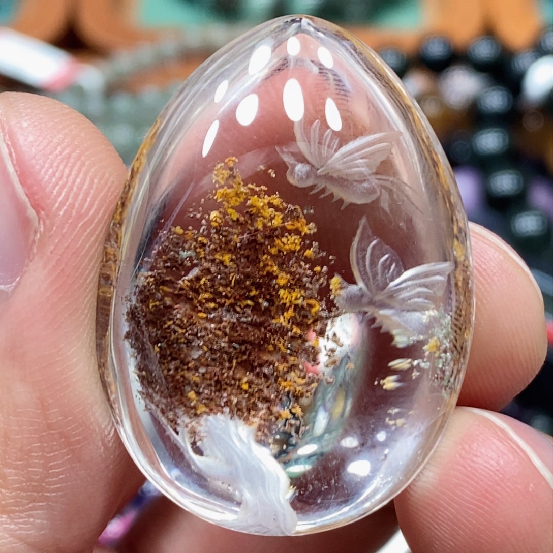 水晶吊坠(不含链)未镶嵌