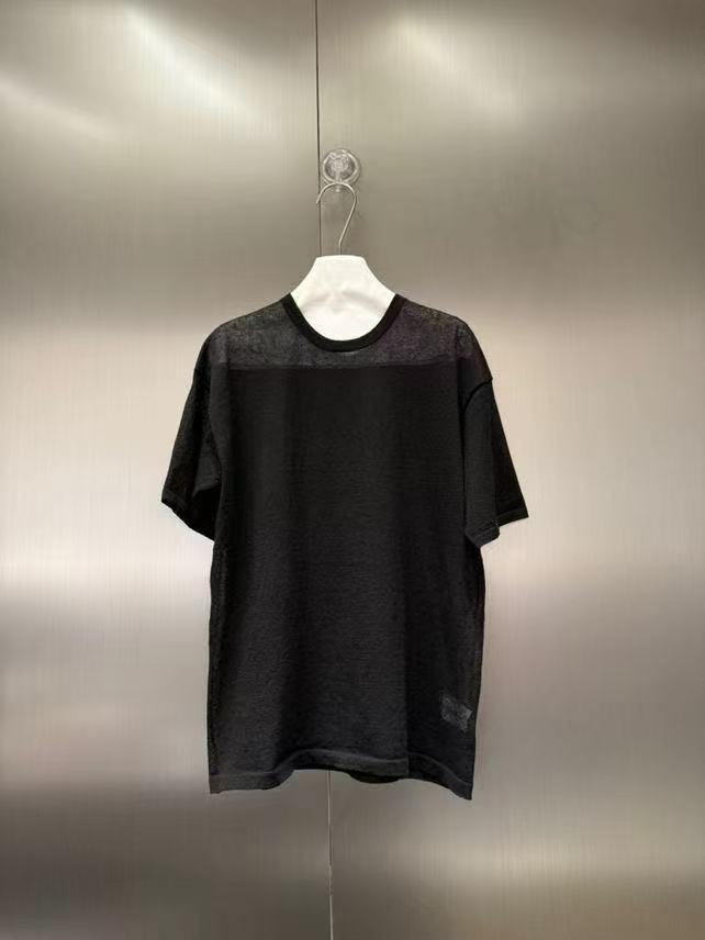 夏季轻薄 超细亚麻圆领宽松短袖T恤女