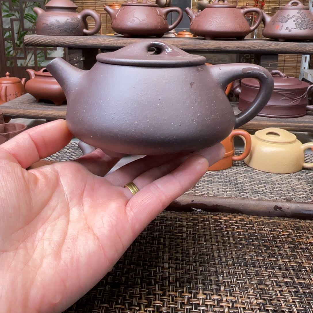 紫砂茶壶宜兴原矿紫砂手工制260