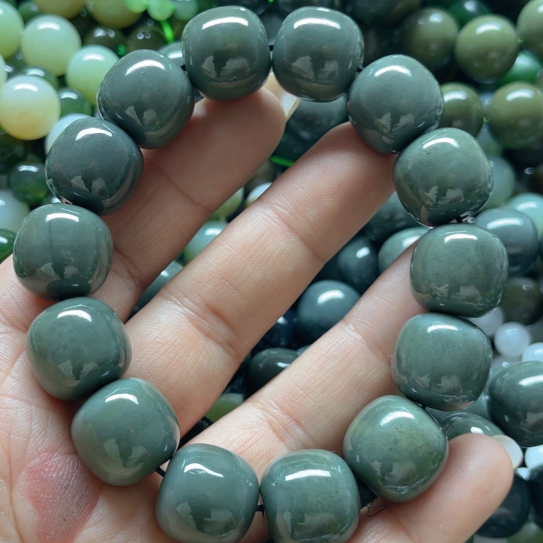 和田玉手链未镶嵌