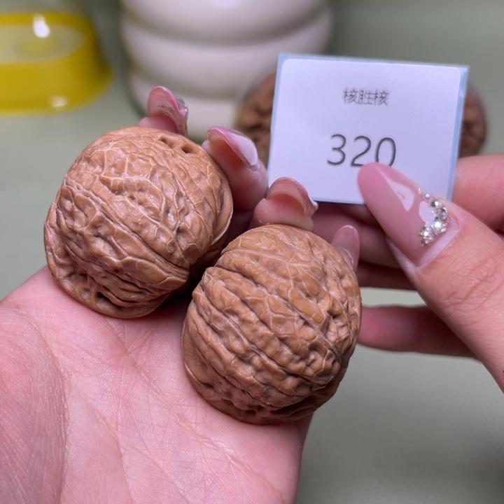 文玩核桃把件39尺南瓜墩全品320