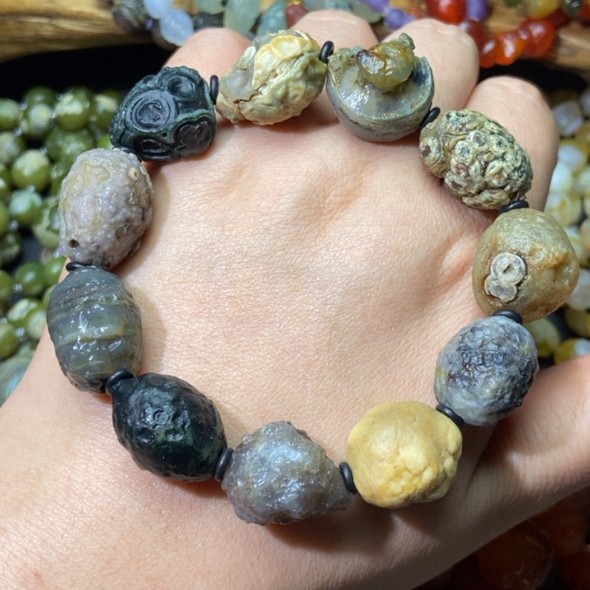 【闪购商品】合金手链玛瑙/玉髓