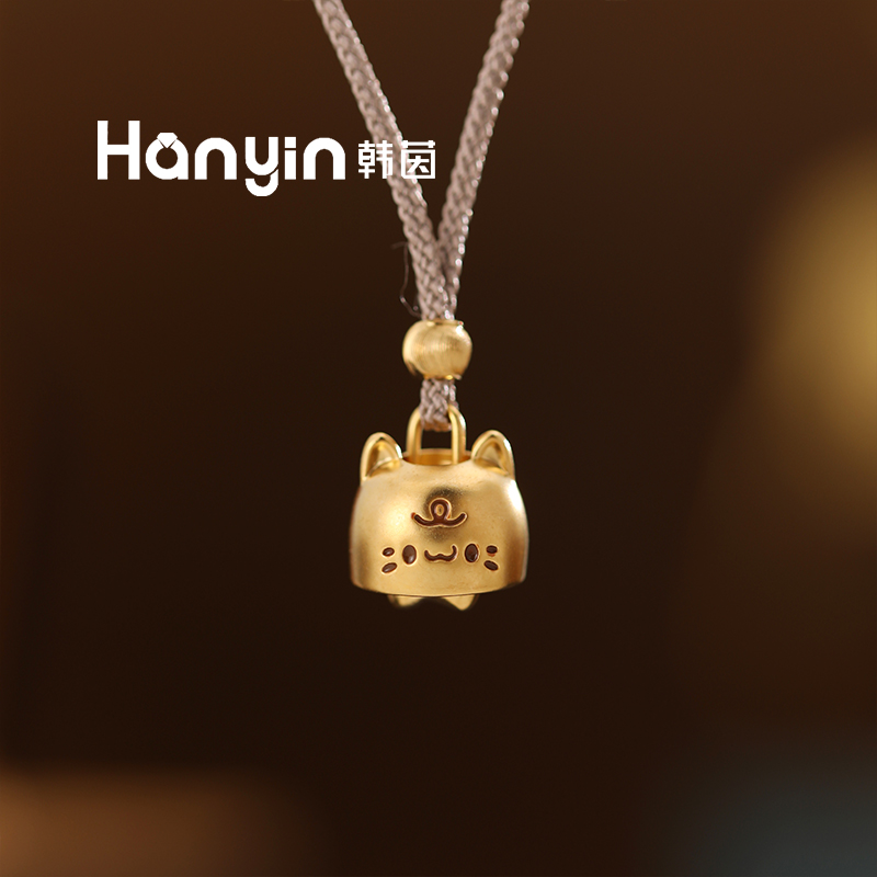 铜合金布艺项链 76cm百搭钱多多躲猫猫编绳抽拉调节项链毛衣链