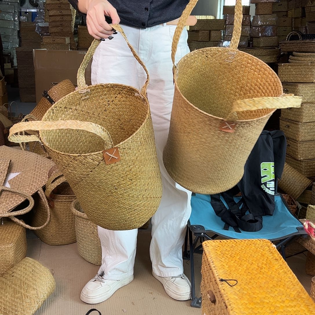 草编草编包/草编收纳盒微瑕疵