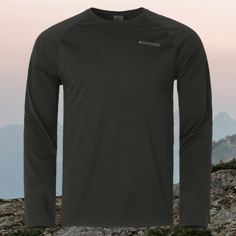 岩云长袖速干T恤秋季新款男士男款