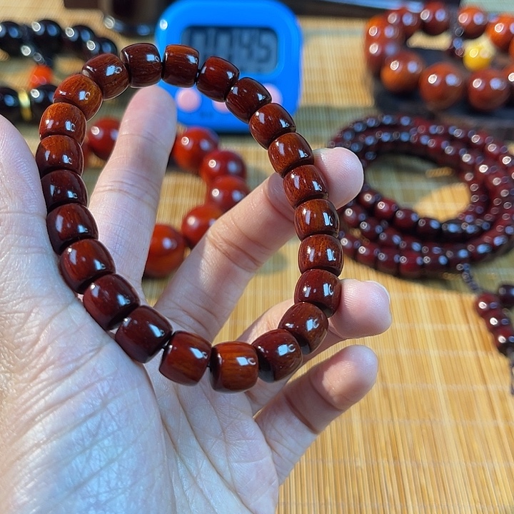 清***心木小叶紫檀手工艺