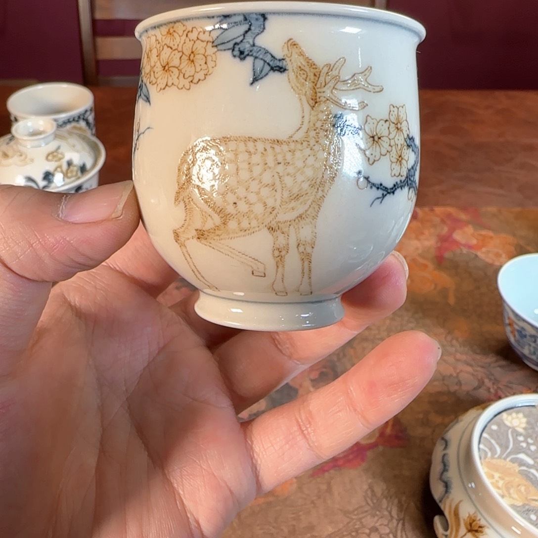 杯子景德镇手工手绘