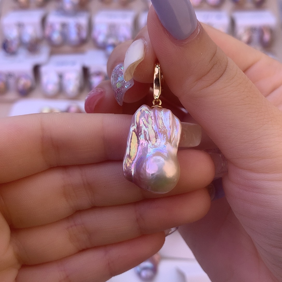 未镶嵌淡水珍珠耳饰