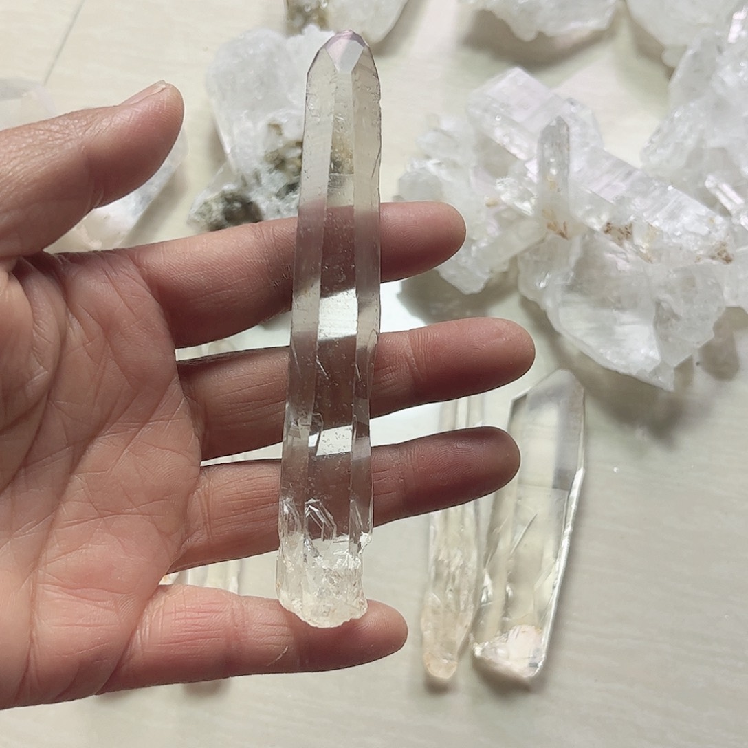 水晶天然水晶原石未镶嵌清*一