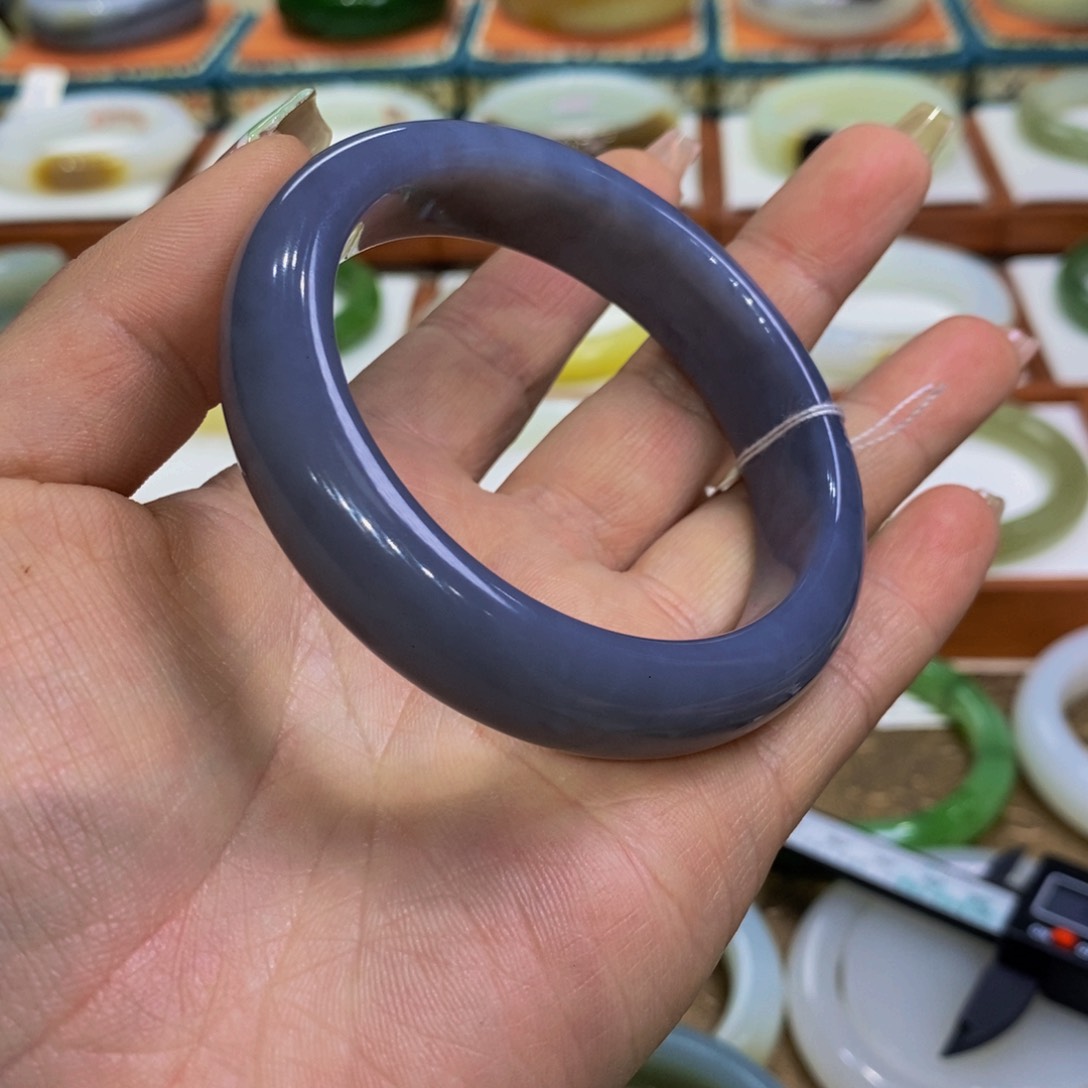 和田玉香芋紫54未镶嵌