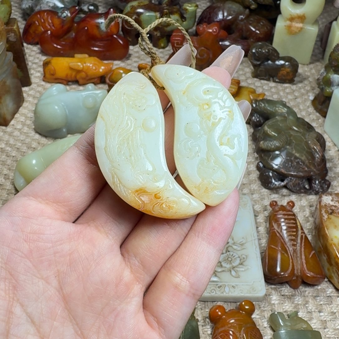 吊坠白玉菩提挂件