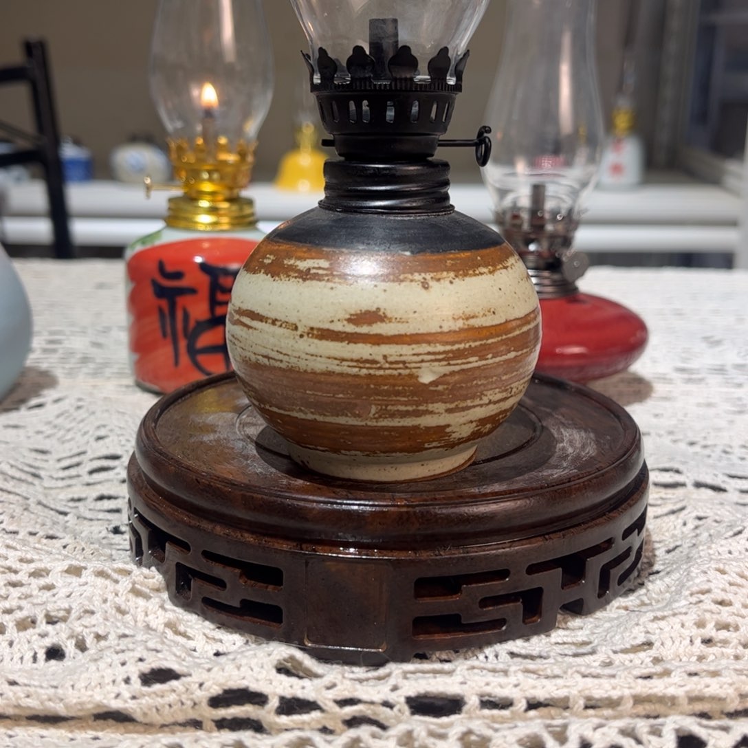 摆件景德镇陶瓷香薰灯