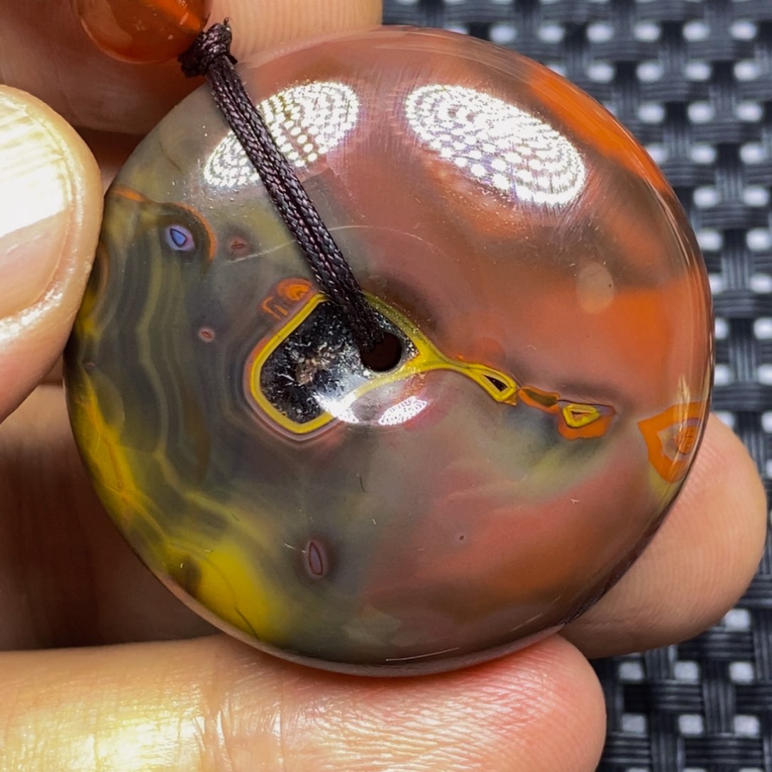 玛瑙/玉髓颈饰未镶嵌老*