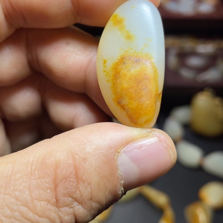 和田玉未镶嵌戒指