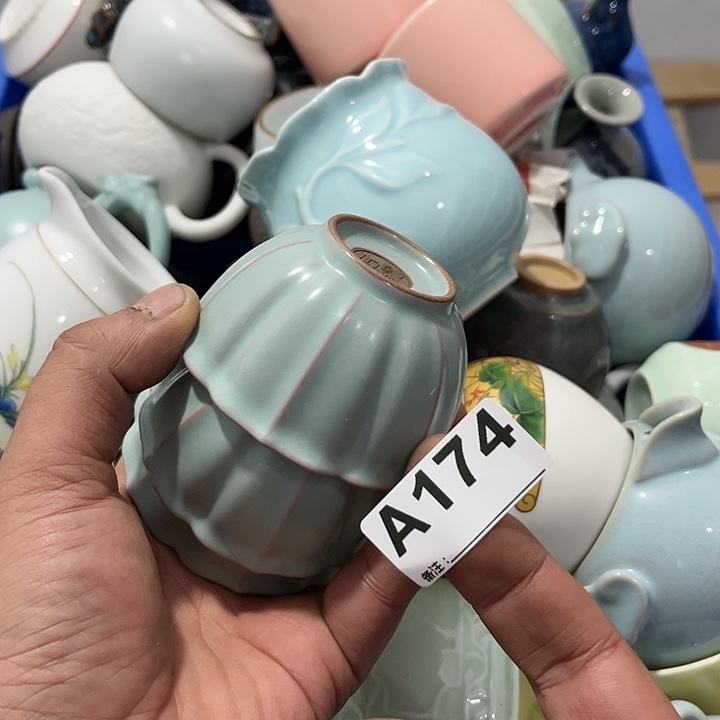 茶具默认微瑕瓷器、茶具、壶、摆件，介意勿拍 