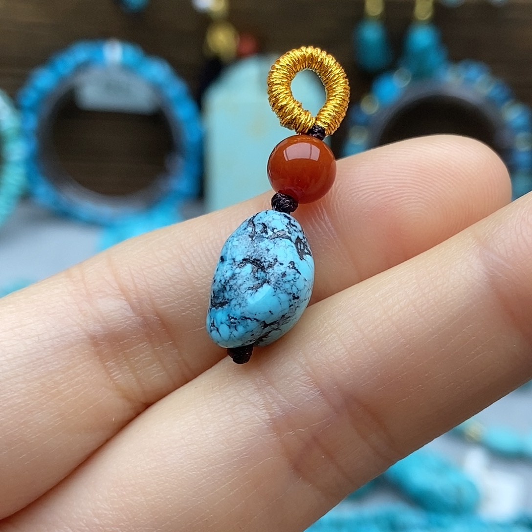 南红玛瑙未镶嵌蓝随行